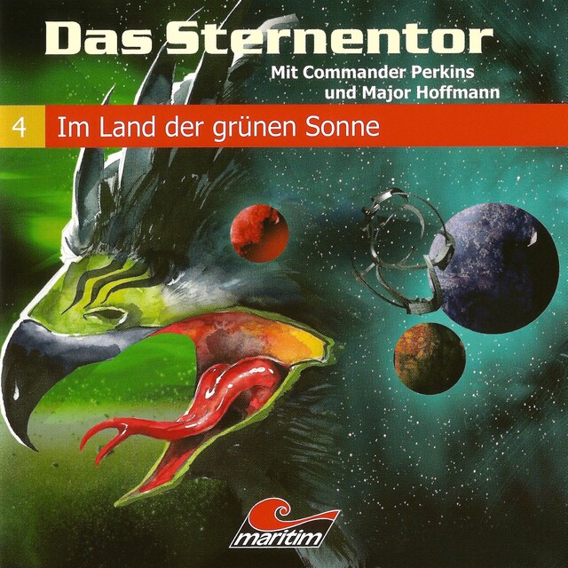 Bokomslag for Das Sternentor - Mit Commander Perkins und Major Hoffmann, Folge 4: Im Land der grünen Sonne