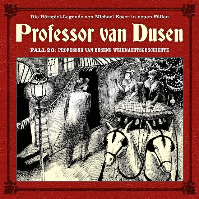 Boekomslag van Professor van Dusen, Die neuen Fälle, Fall 20: Professor van Dusens Weihnachtsgeschichte