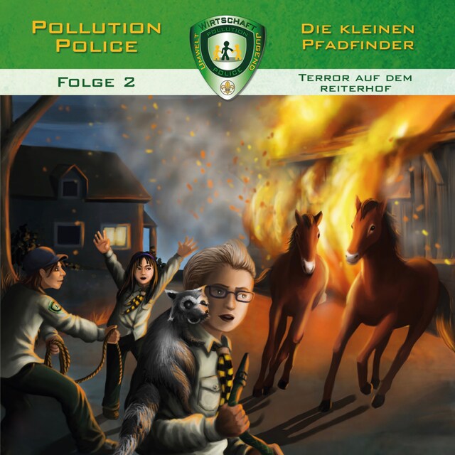 Copertina del libro per Pollution Police, Folge 2: Terror auf dem Reiterhof