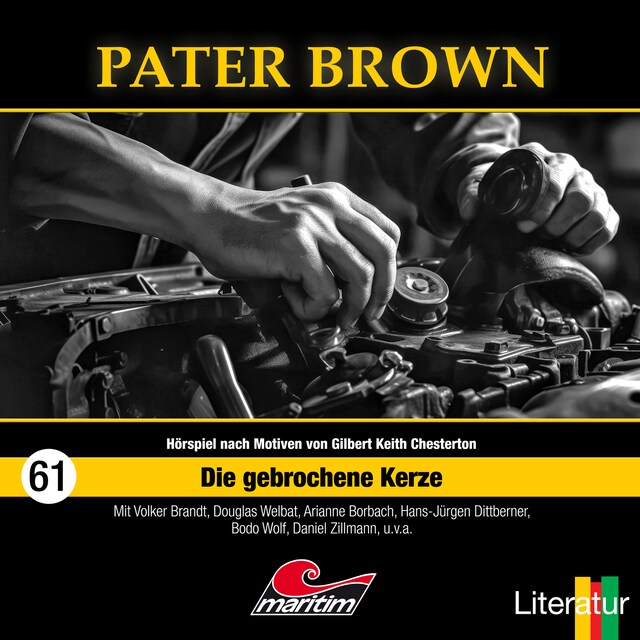 Boekomslag van Pater Brown, Folge 61: Die gebrochene Kerze