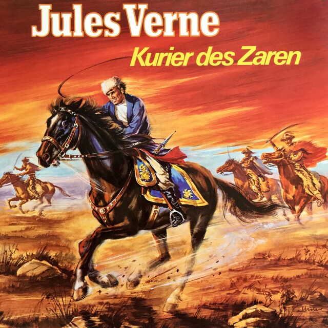 Kirjankansi teokselle Jules Verne, Kurier des Zaren