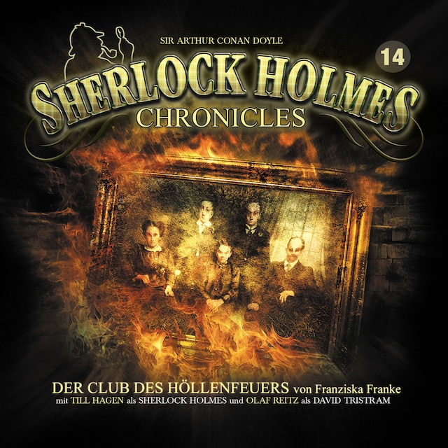 Boekomslag van Sherlock Holmes Chronicles, Folge 14: Der Club des Höllenfeuers
