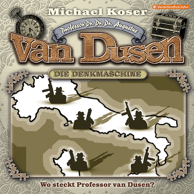 Kirjankansi teokselle Professor van Dusen, Folge 29: Wo steckt Professor van Dusen?