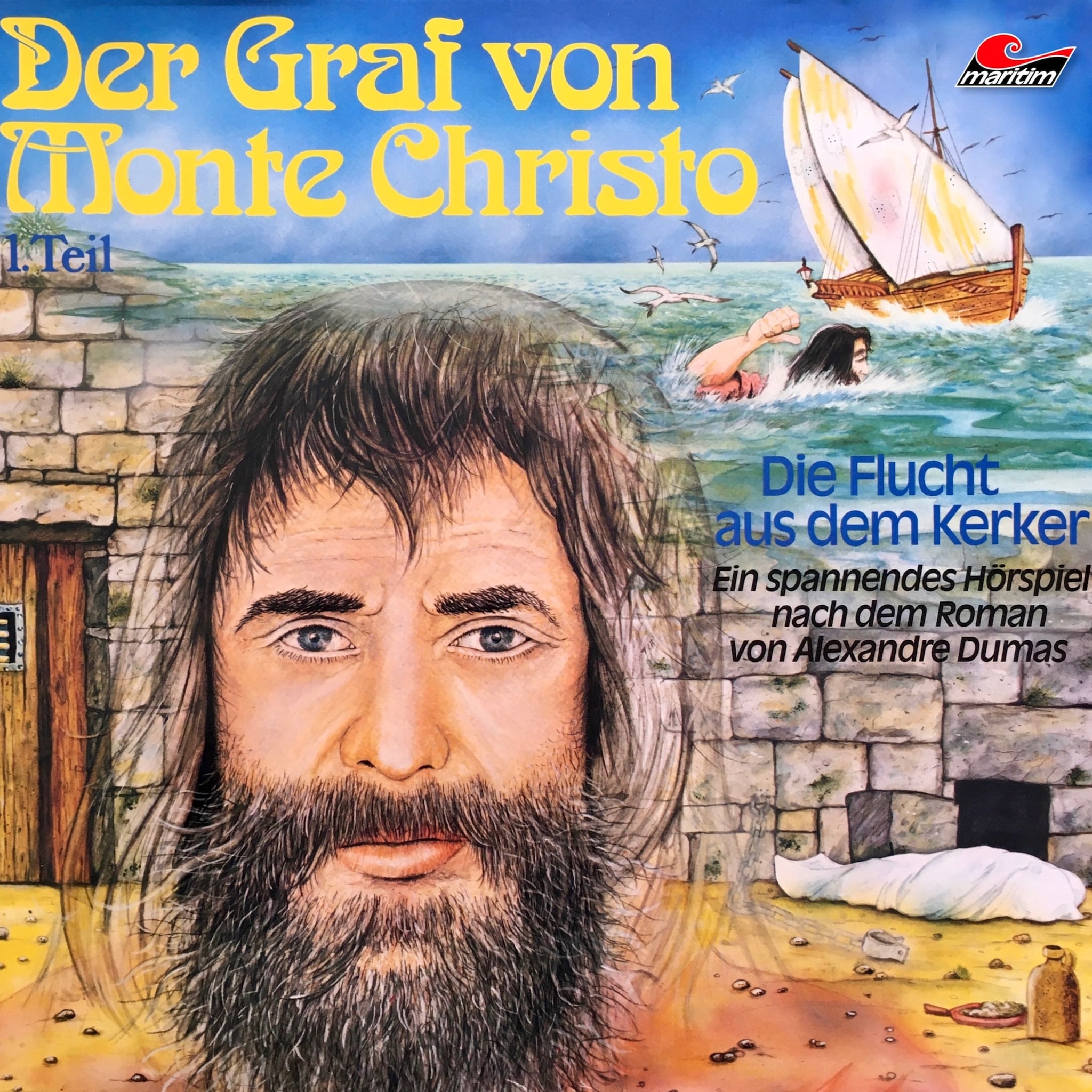 Der Graf von Monte Christo, Folge 1: Die Flucht aus dem Kerker ilmaiseksi