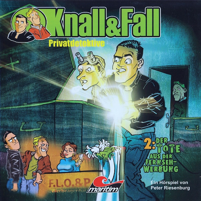 Copertina del libro per Knall & Fall Privatdetektive, Folge 2: Der Tote aus der Fernsehwerbung