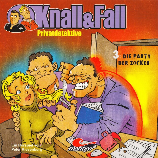 Bokomslag för Knall & Fall Privatdetektive, Folge 3: Die Party der Zocker