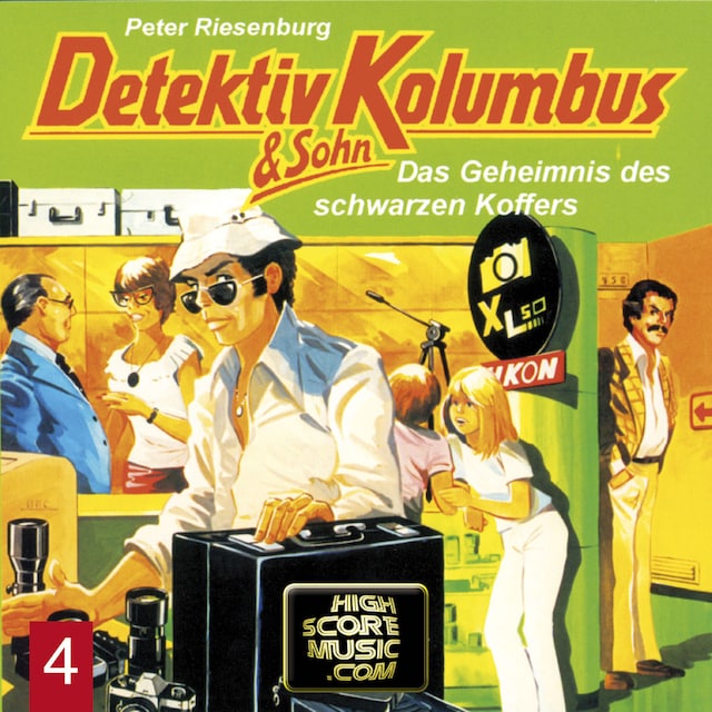 Book cover for Detektiv Kolumbus & Sohn, Folge 4: Das Geheimnis des schwarzen Koffers