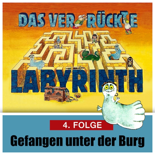 Bokomslag for Das ver-rückte Labyrinth, Folge 4: Gefangen unter der Burg