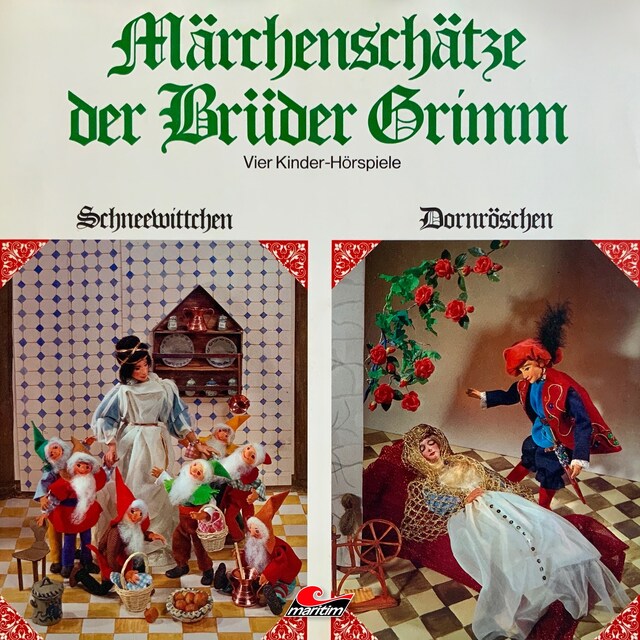 Kirjankansi teokselle Märchenschätze der Brüder Grimm, Folge 3: Schneewittchen, Dornröschen, Frau Holle, Der Froschkönig