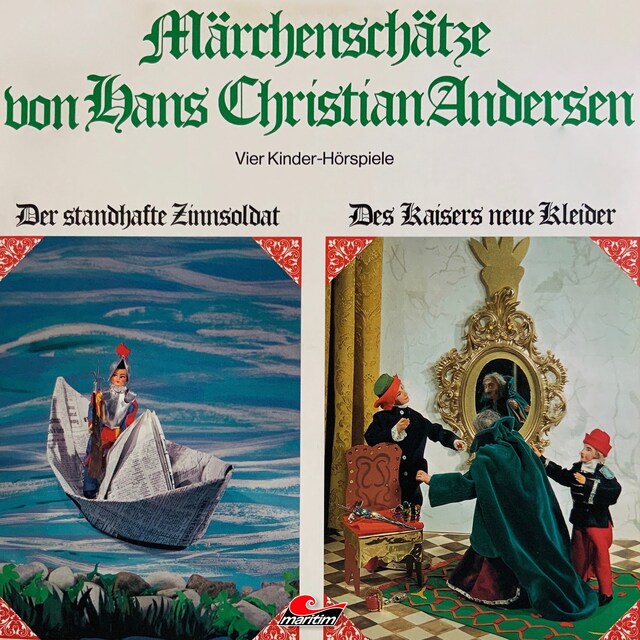 Book cover for Märchenschätze von Hans Christian Andersen, Der standhafte Zinnsoldat, Des Kaisers neue Kleider, Die Prinzessin auf der Erbse, Das hässliche junge Entlein