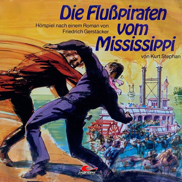 Book cover for Friedrich Gerstäcker, Die Flusspiraten vom Mississippi