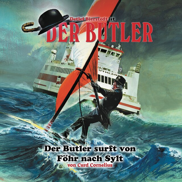 Book cover for Der Butler, Der Butler surft von Föhr nach Sylt