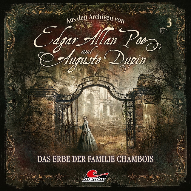 Kirjankansi teokselle Edgar Allan Poe & Auguste Dupin, Aus den Archiven, Folge 3: Das Erbe der Familie Chambois