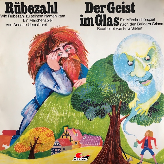 Copertina del libro per Gebrüder Grimm, Annette Ueberhorst, Rübezahl / Der Geist im Glas