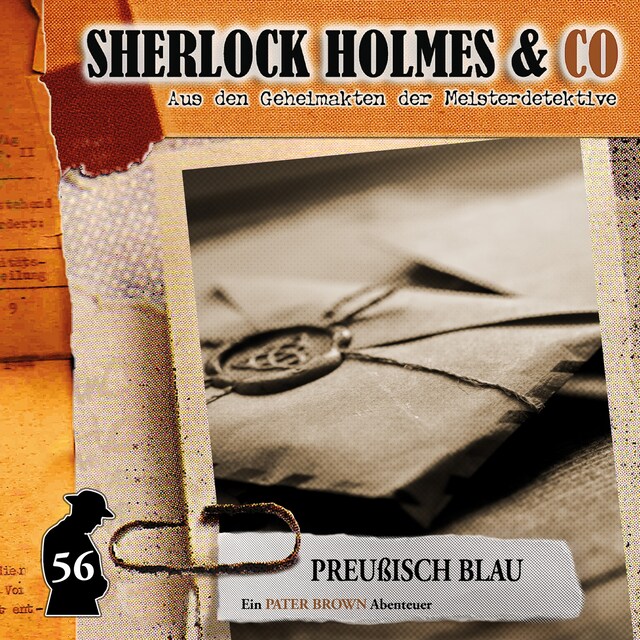 Kirjankansi teokselle Sherlock Holmes & Co, Folge 56: Preußisch Blau