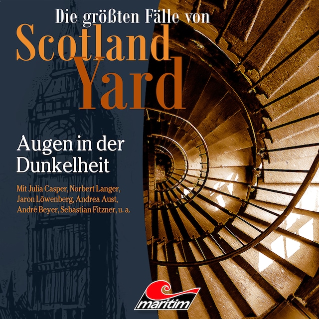 Couverture de livre pour Die größten Fälle von Scotland Yard, Folge 45: Augen in der Dunkelheit