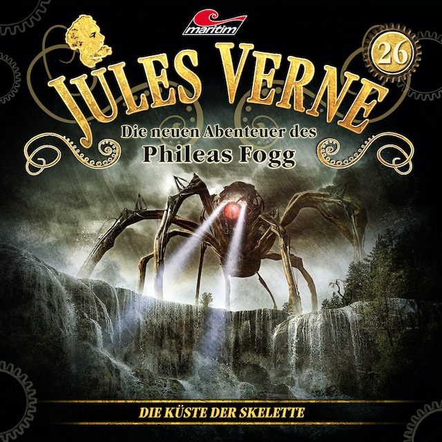 Bokomslag för Jules Verne, Die neuen Abenteuer des Phileas Fogg, Folge 26: Die Küste der Skelette