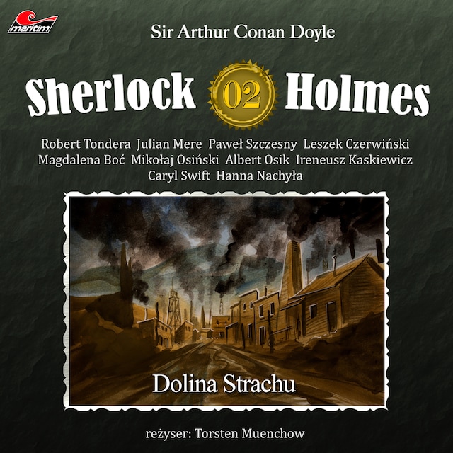 Boekomslag van Sherlock Holmes, Odcinek 2: Dolina Strachu