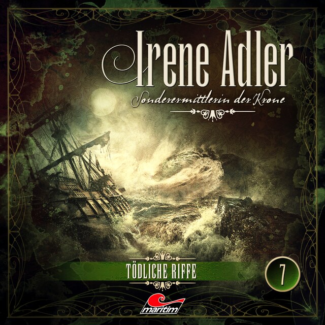 Book cover for Irene Adler, Sonderermittlerin der Krone, Folge 7: Tödliche Riffe