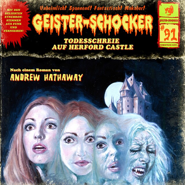 Book cover for Geister-Schocker, Folge 91: Todesschreie auf Herford Castle