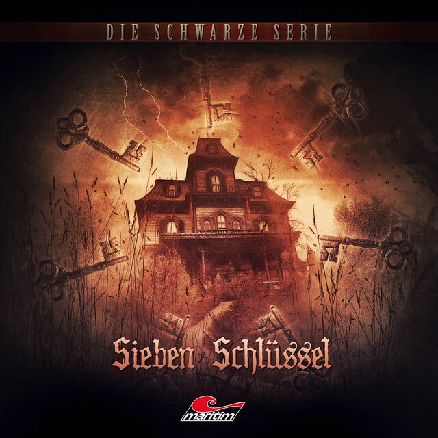 Couverture de livre pour Die schwarze Serie, Folge 17: Sieben Schlüssel