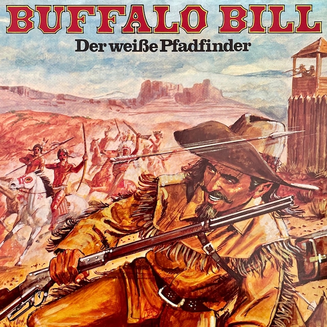 Kirjankansi teokselle Buffalo Bill, Der weiße Pfadfinder
