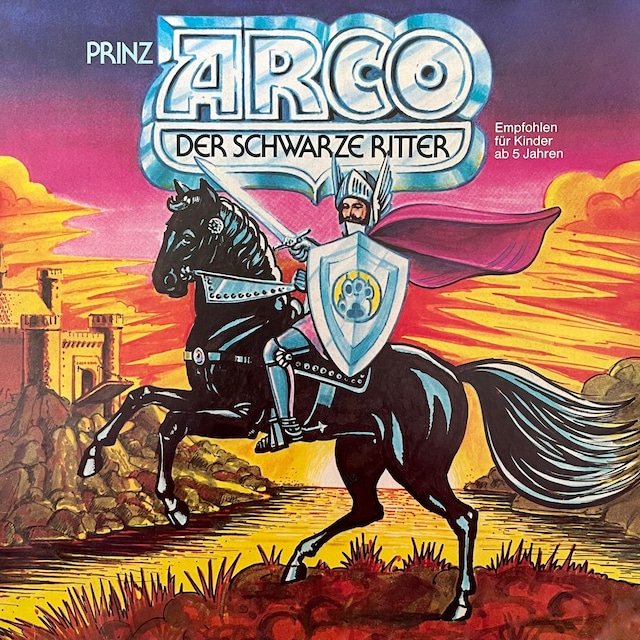 Kirjankansi teokselle Prinz Arco, Der schwarze Ritter