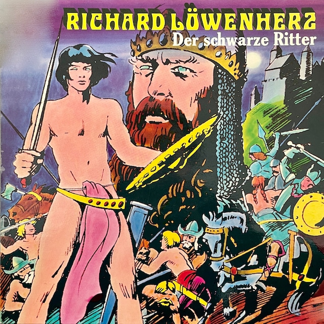 Portada de libro para Richard Löwenherz, Der schwarze Ritter