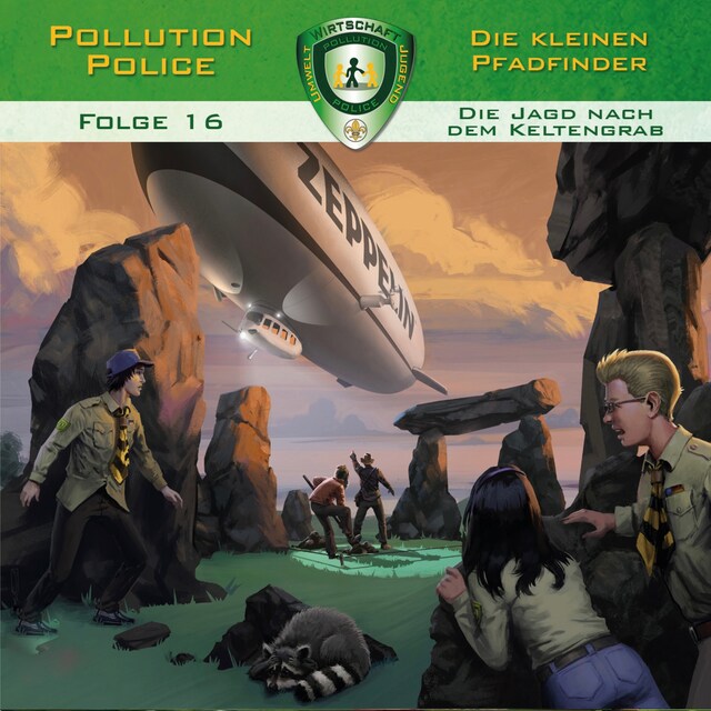 Pollution Police, Folge 16: Die Jagd nach dem Keltengrab Book cover for Pollution Police, Folge 16: Die Jagd nach dem Keltengrab