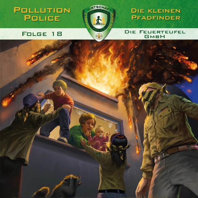 Buchcover für Pollution Police, Folge 18: Die Feuerteufel GmbH