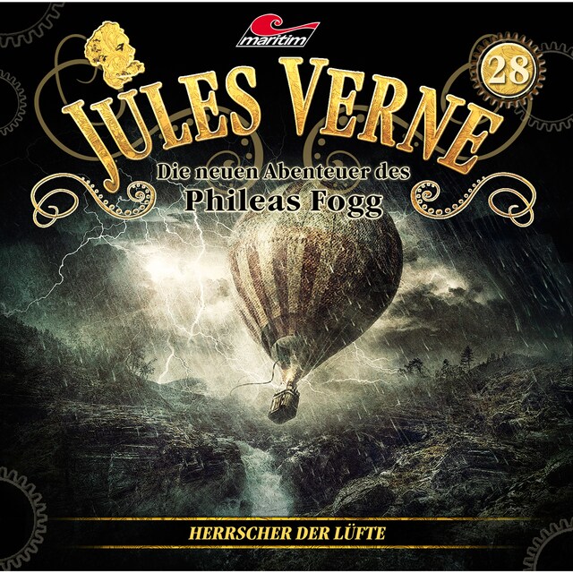 Copertina del libro per Jules Verne, Die neuen Abenteuer des Phileas Fogg, Folge 28: Herrscher der Lüfte