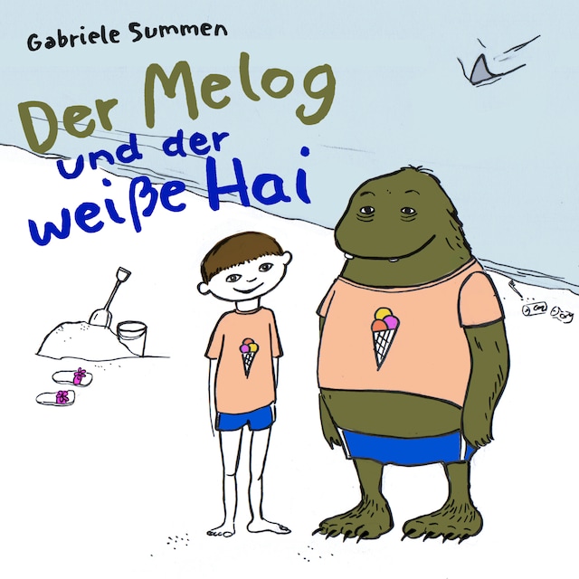Book cover for Der Melog und der weiße Hai