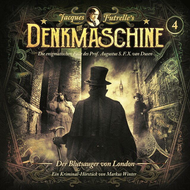 Book cover for Die Denkmaschine, Folge 4: Der Blutsauger von London