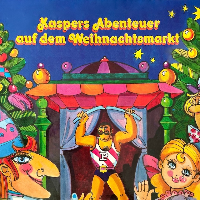 Buchcover für Kasperle, Kaspers Abenteuer auf dem Weihnachtsmarkt