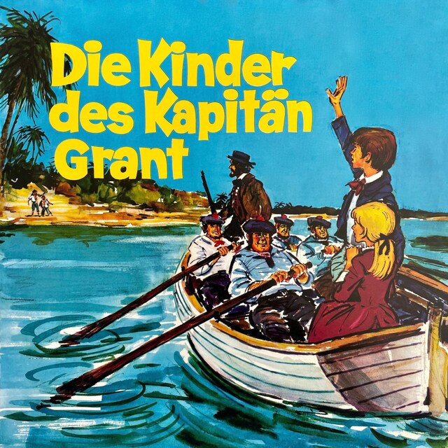 Kirjankansi teokselle Die Kinder des Kapitän Grant