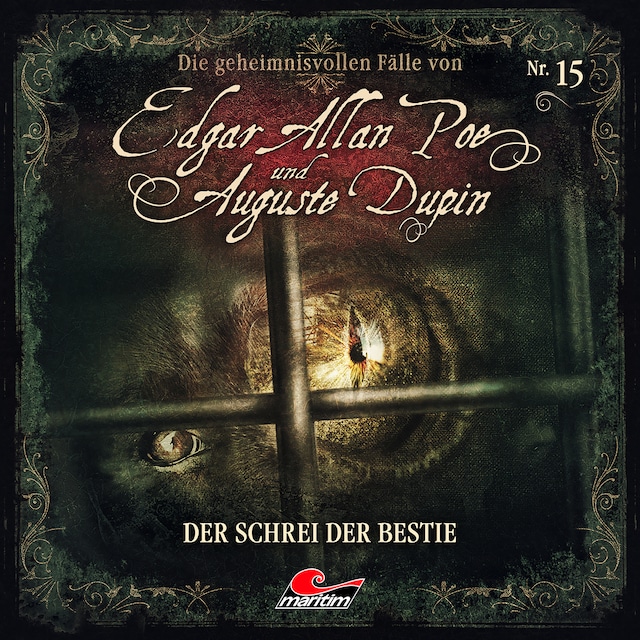 Kirjankansi teokselle Edgar Allan Poe & Auguste Dupin, Folge 15: Der Schrei der Bestie
