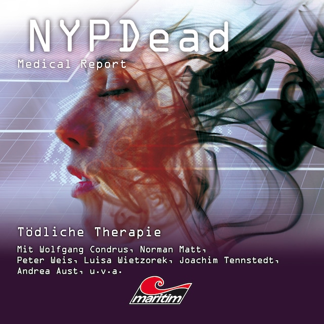 Couverture de livre pour NYPDead - Medical Report, Folge 12: Tödliche Therapie