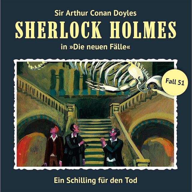 Boekomslag van Sherlock Holmes, Die neuen Fälle, Fall 51: Ein Schilling für den Tod