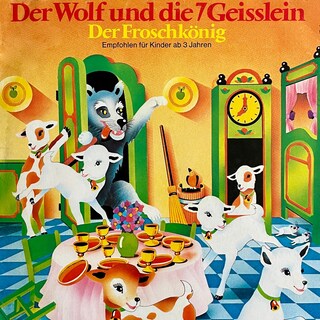 Der Wolf und die 7 Geisslein / Der Froschkönig als Hörbuch