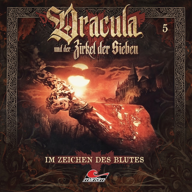 Copertina del libro per Dracula und der Zirkel der Sieben, Folge 5: Im Zeichen des Blutes