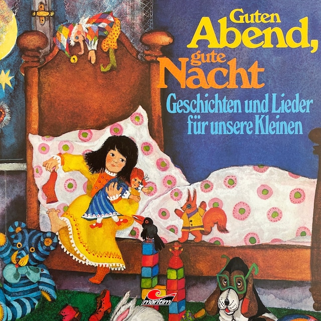 Copertina del libro per Guten Abend, gute Nacht - Geschichten und Lieder für unsere Kleinen