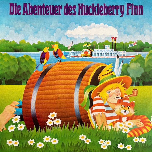 Kirjankansi teokselle Die Abenteuer des Huckleberry Finn