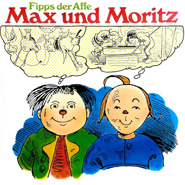 Buchcover für Max und Moritz / Fipps der Affe
