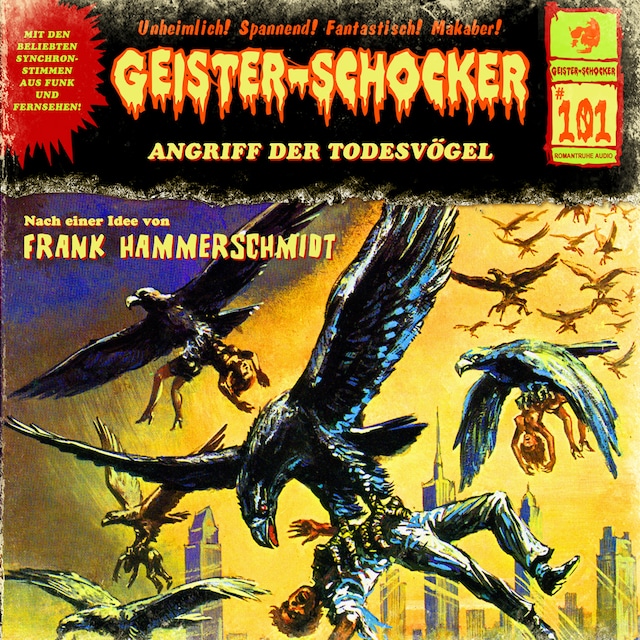 Geister-Schocker, Folge 101: Angriff der Todesvögel Book cover for Geister-Schocker, Folge 101: Angriff der Todesvögel