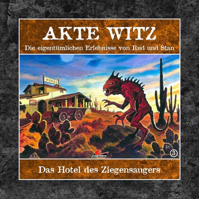 Boekomslag van Akte Witz, Folge 3: Das Hotel des Ziegensaugers