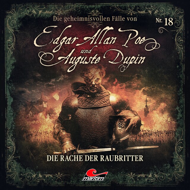 Couverture de livre pour Edgar Allan Poe & Auguste Dupin, Folge 18: Die Rache der Raubritter