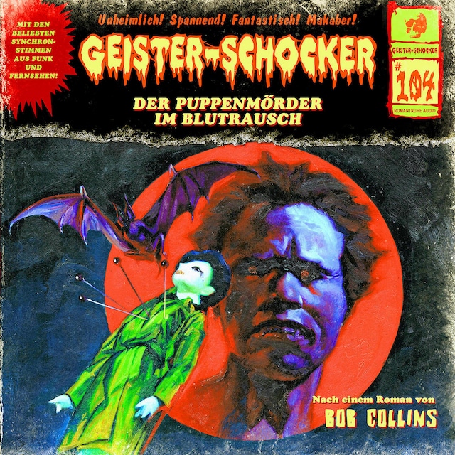 Book cover for Geister-Schocker, Folge 104: Der Puppenmörder im Blutrausch