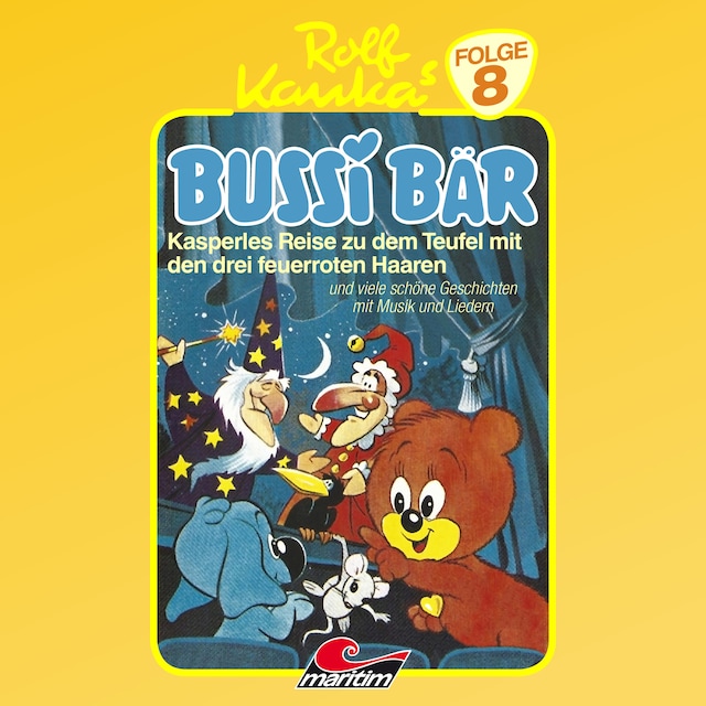 Book cover for Bussi Bär, Folge 8: Kasperles Reise zu dem Teufel mit den drei feuerroten Haaren