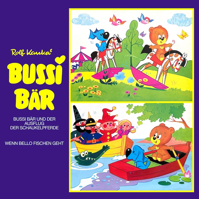 Copertina del libro per Bussi Bär, Bussi Bär und der Ausflug der Schaukelpferde