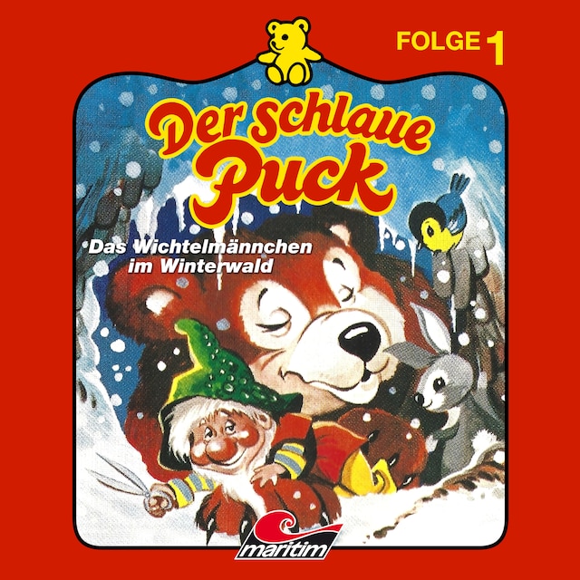 Couverture de livre pour Der schlaue Puck, Folge 1: Das Wichtelmännchen im Winterwald